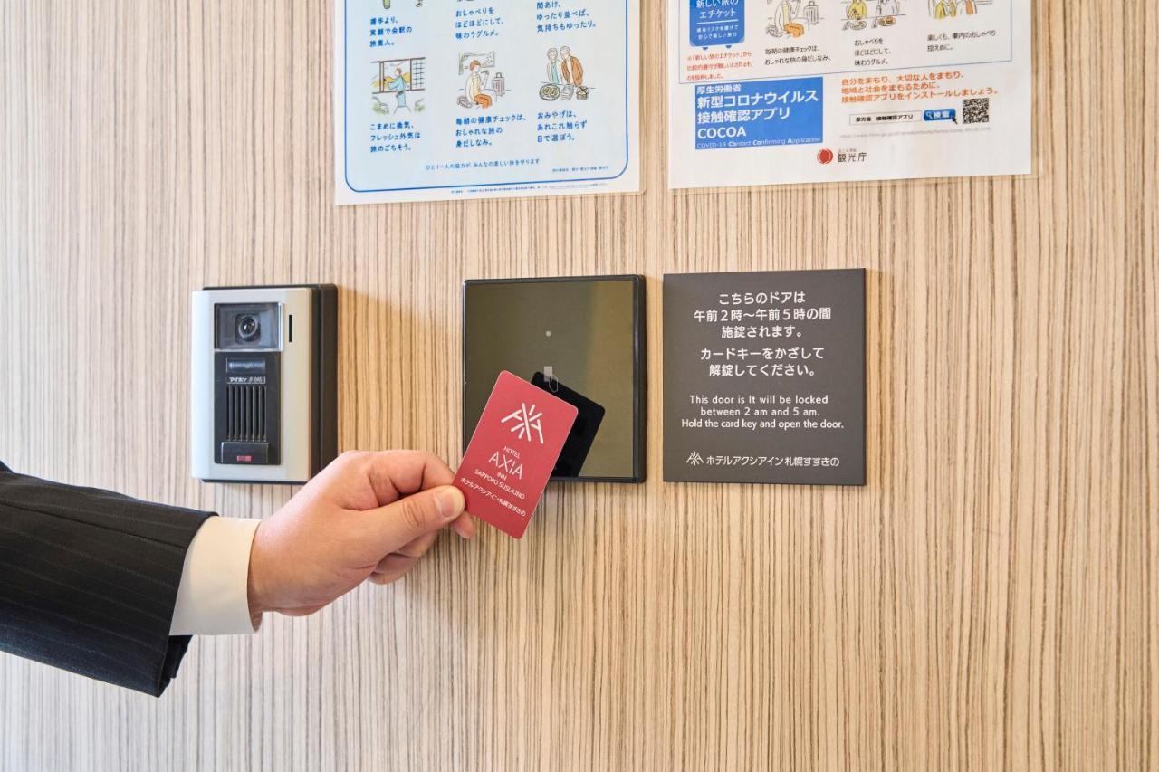 Hotel Axia Inn Sapporo Susukino Dış mekan fotoğraf